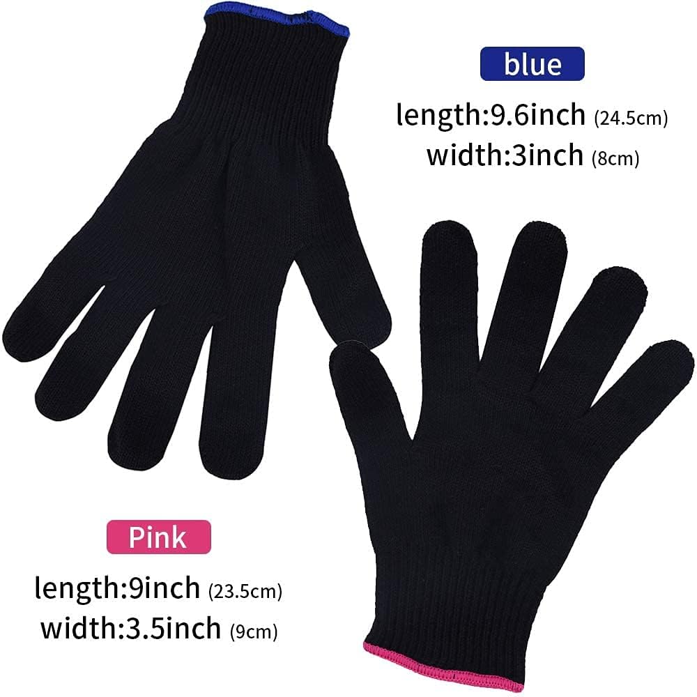 Hair Styling Thermal Gloves - 4 Pieces