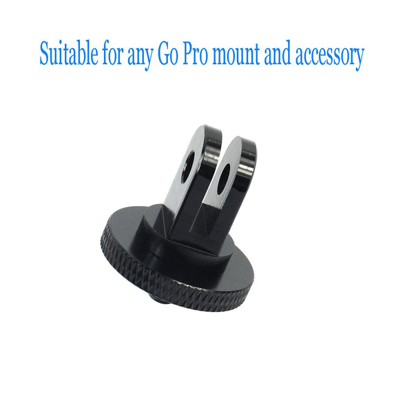 Camera Tripod Mount for Gopro Adapter, 2Pcs 1/4-20 Screw Conversion Adapter for GoPro Hero10, Insta360 ONE X3, X2, Go 2, Xiaomi Yi and Other Action Cameras