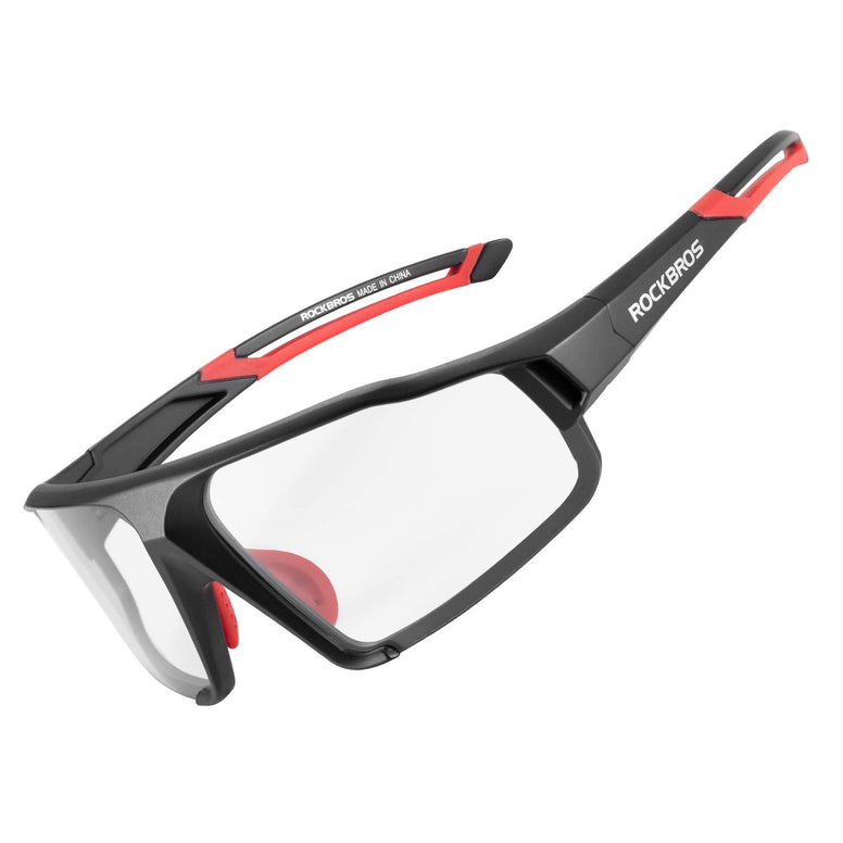 ROCKBROS Photochromic Cycling Glasses for Men Cycling Glasses Clear Safety Glasses Road Mountain Bike Bicycle Glasses