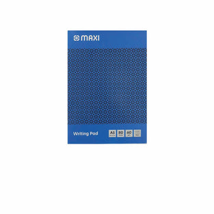 Maxi PAD80A5 Writing Pad A5 80 Sheets,Reporters Shorthand Notebook, White