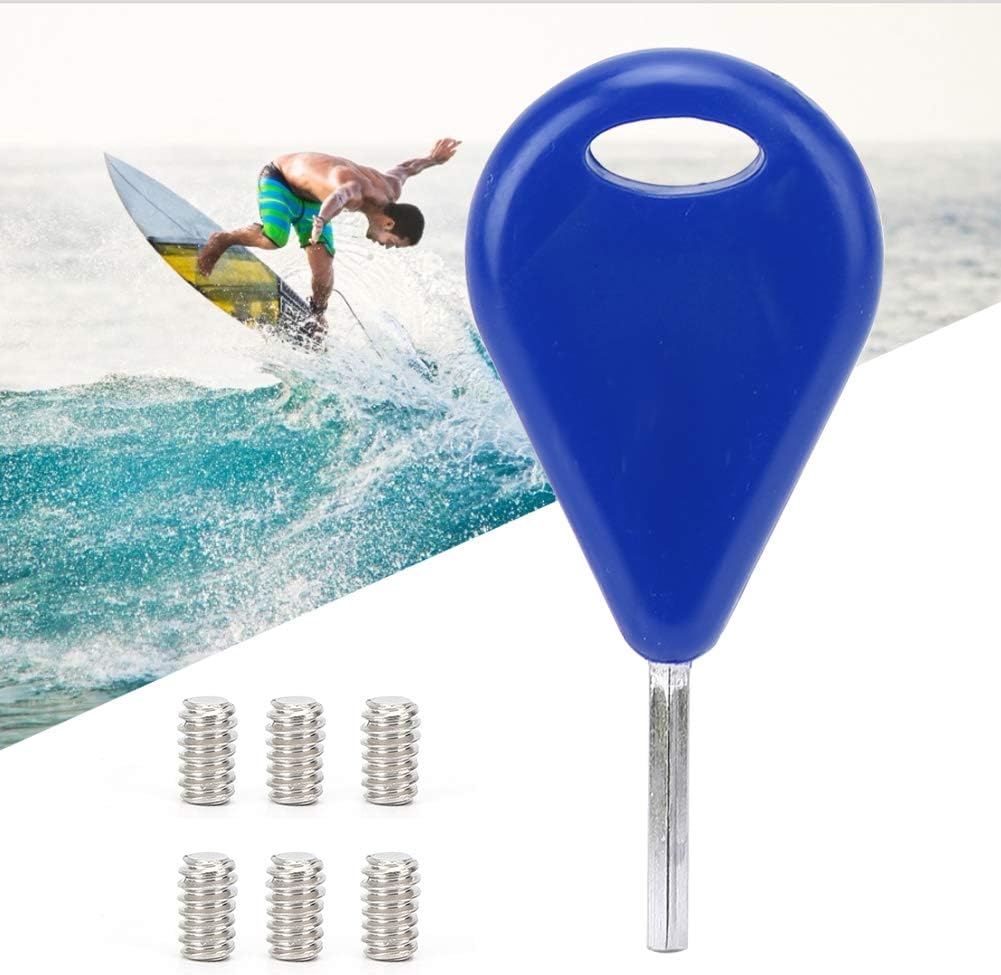 Accessories for Surfboard Fin Key Rudder Key + Screws Set, for FCS Fins Surfing Equipment