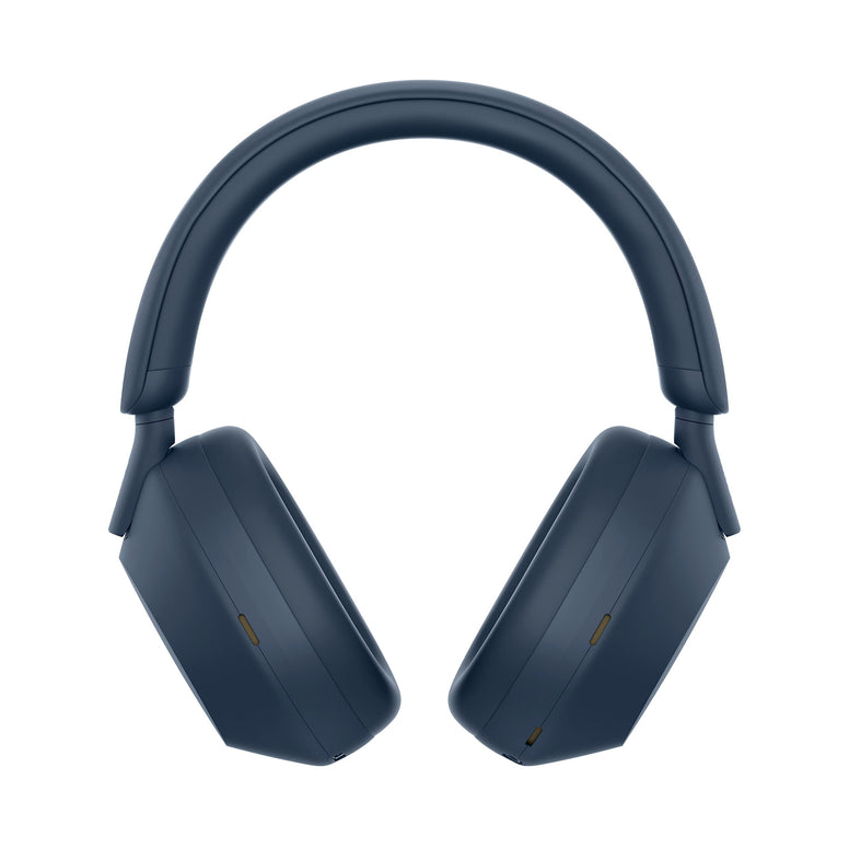 Sony WH 1000XM5 Noise Cancelling Wireless Headphones 30 hours battery life Over ear style Optimised for Alexa and the Google Assistant with built in mic, Midnight Blue, Metro Muscat Exclusive