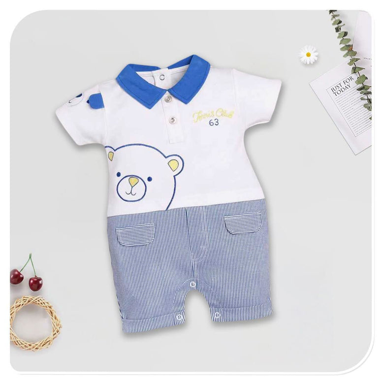 BabyGo 100% Cotton Romper/Summer clothes/Creeper/new born/infent wear/for baby Boys (3-6 Months)