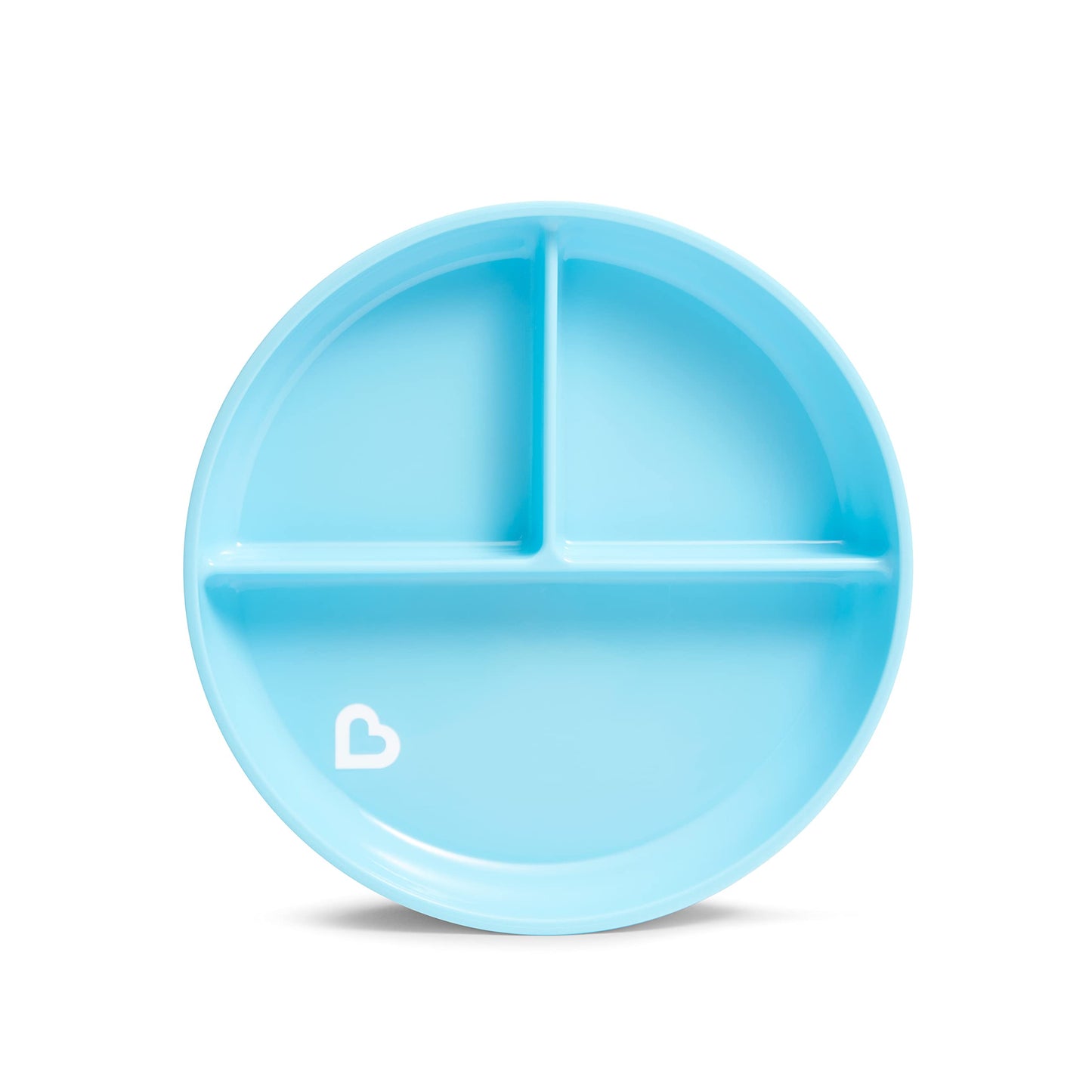 Munchkin Stay Put Suction Plate, 6 + Month, Blue, Pack of 1