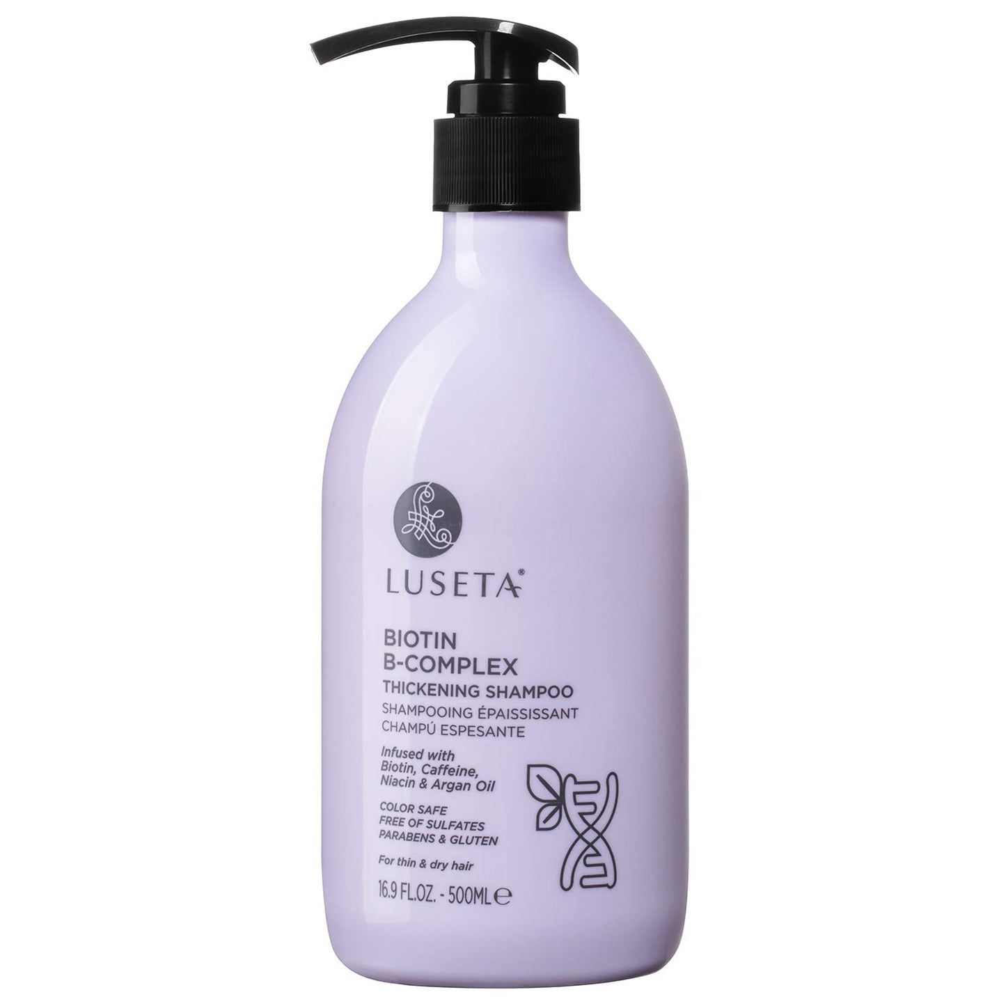 (hair shampoo) - Luseta Biotin B-Complex Thickening Shampoo for Hair Growth and Strengthener - Hair Loss Treatment for Thinning Hair With Biotin Caffein and Argan Oil for Men & Women - All Hair Typ...