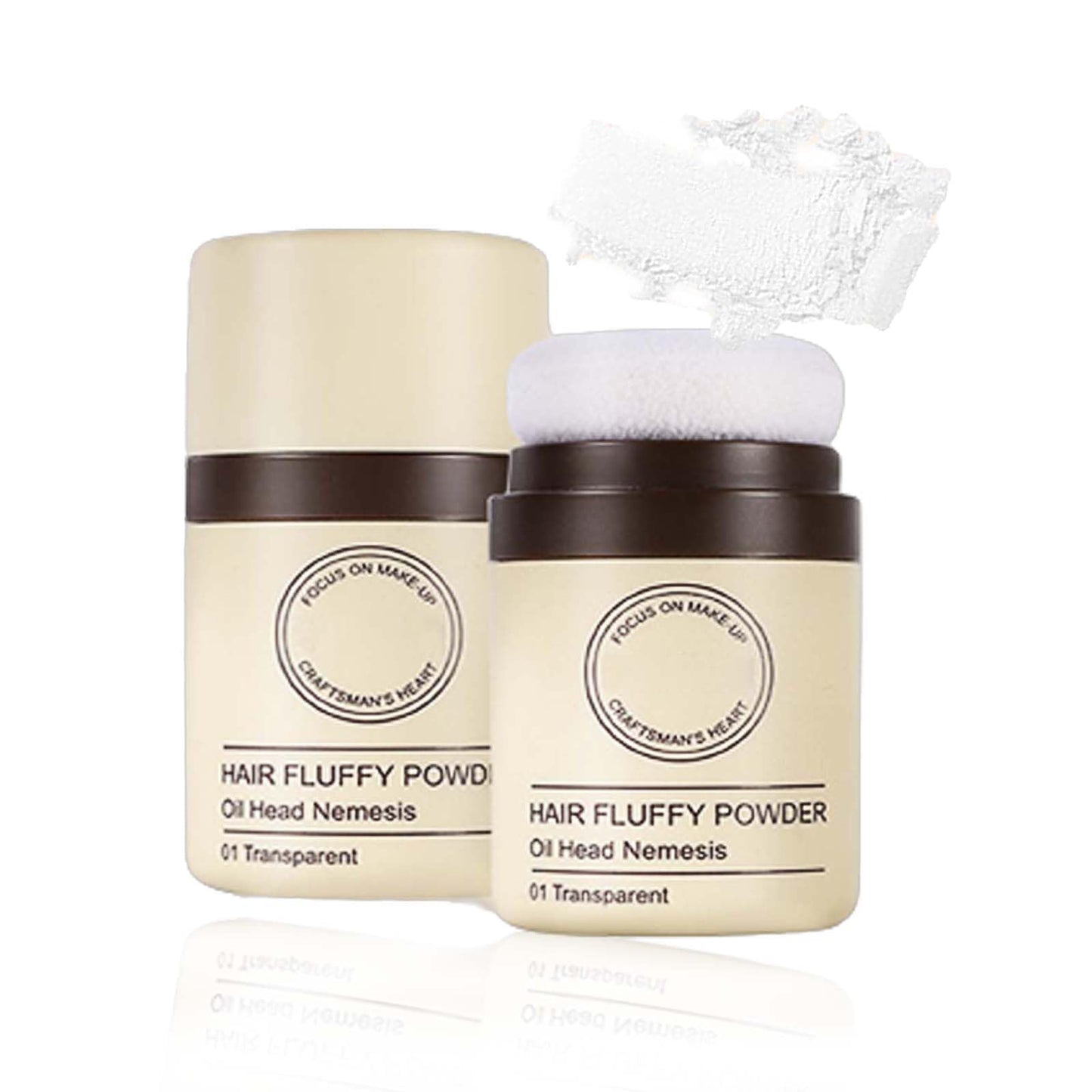 White Hairline Powder Instantly Hairline Shadow Powder,Smooth Powder Texture,Oil Control Hair Root Concealer,For Greasy Bangs,Waterproof Sweatproof Fluffy Hair Powder,Suitable For Various Hair Colors