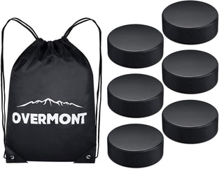 Overmont Ice Hockey Pucks, Practice Hockey Pucks, Ice Hockey Balls, Sports Fan Hockey Pucks