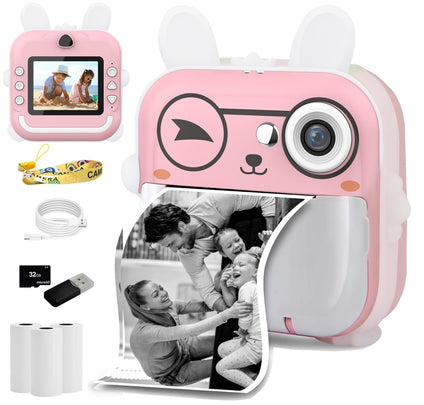 Kids Camera,Instant Camera Toddler Digital Camera with 1080P HD Video Camera,2.4