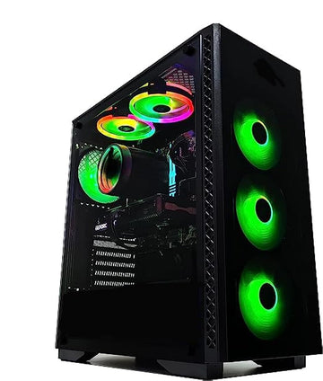 NANOTECH Liquid Cooled ARGB Gaming PC, Intel i7-11700F, Nvidia RTX 3060, 32GB DDR4,1TB NVME M.2 SSD,1TB HDD,750Watts PSU, Windows 10 pro, 1Year Warrant (11700F, RTX 3060)