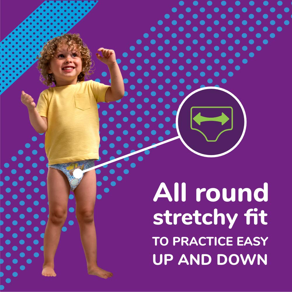 Huggies Pull-Ups, Trainers Day Nappy Pants for Girls - 2-4 Years, Size 6-7 Pull Up Nappies (40 Pants) - Essential Pull-Ups for Easy Toilet Training - Learn Wet From Dry
