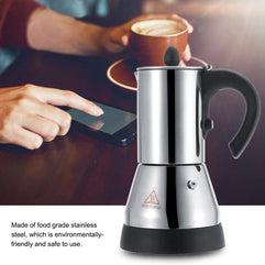 Coffeemaker | Food Grade Stainless Steel Coffee Maker Small Electric Mocha Pot for Espresso,Auto Keep Warm Mode,More Safe, 200/300ml(Optional).(300ml)