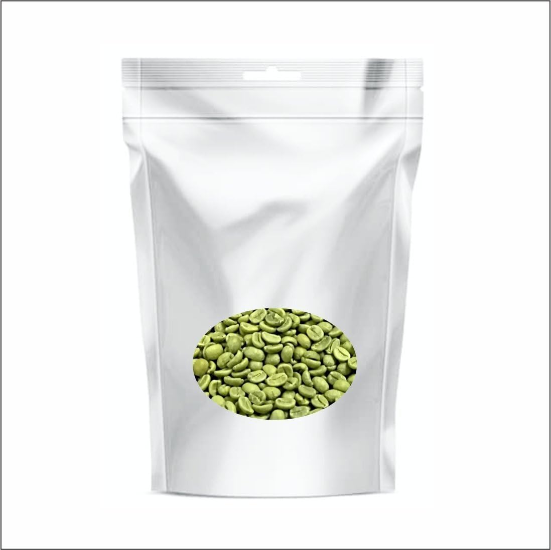 Zindagi Natural Green Coffee Beans Pouch - 100% Natural Green Coffee - Fat Free Health Drink (400 gm)