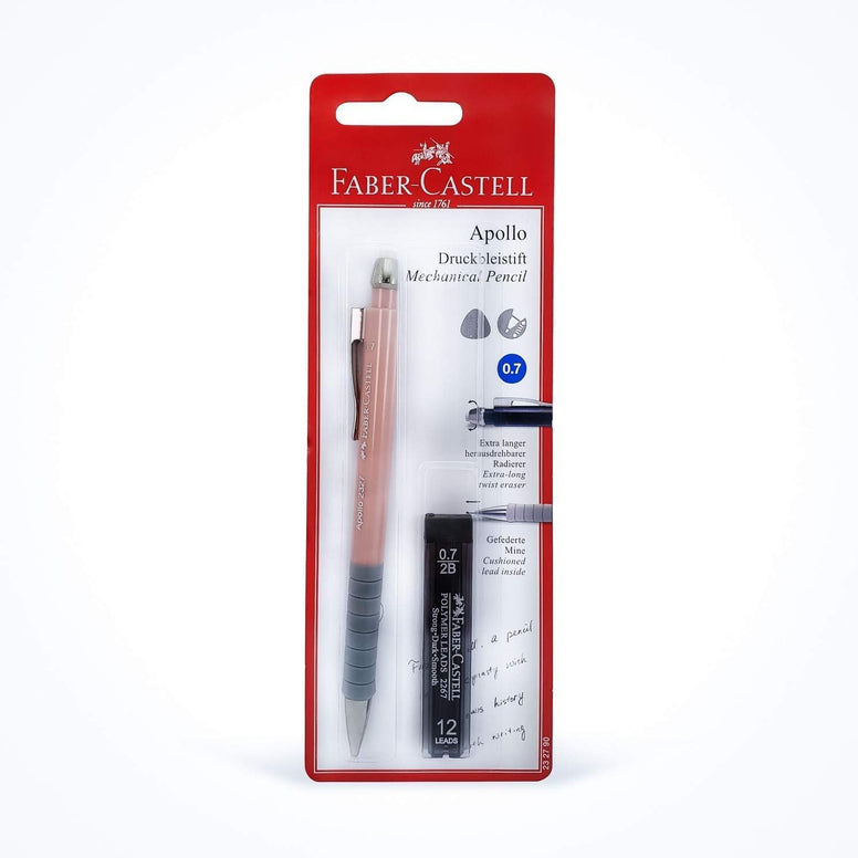 FABER-CASTELL APOLLO MECHANICAL PENCIL 0.7MM,Assorted