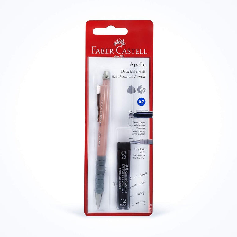 FABER-CASTELL APOLLO MECHANICAL PENCIL 0.7MM,Assorted