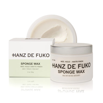 Hanz de Fuko Premium Men’s Hair Styling Sponge-Wax: High Performance Hair Styling Wax with a.