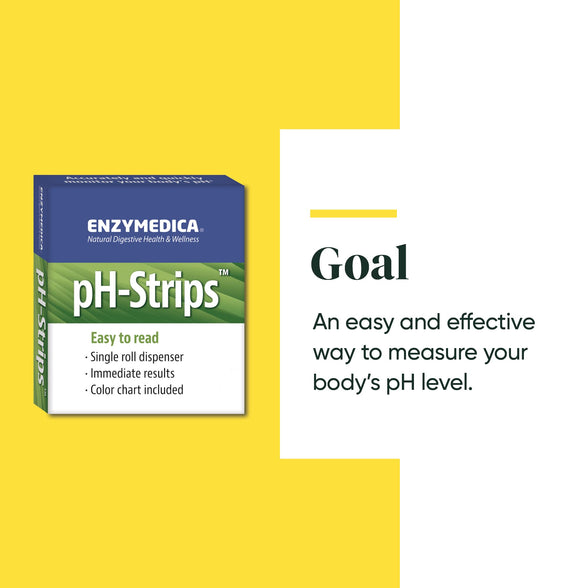 Enzymedica pH-Strips, 16ft Single Roll Dispenser