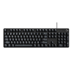 Logitech G413 SE Full-Size Mechanical Gaming Keyboard - Backlit Keyboard with Tactile Mechanical Switches, Anti-Ghosting, Compatible with Windows, macOS, AR Keyboard - Black Aluminium