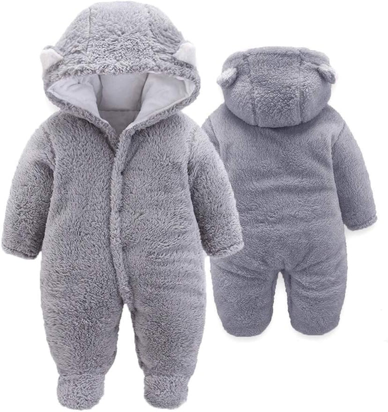 XMWEALTHY Unisex Baby Clothes Winter Coats Cute Newborn Infant Jumpsuit Snowsuit Bodysuits Registry for Baby Essentials Stuff (6-9 Months)