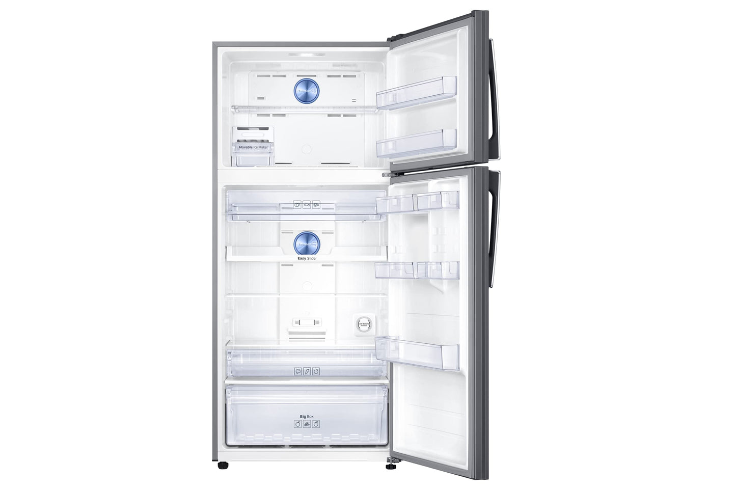 Samsung 720 Liters, Top Mount Refrigerator, RT50K6357SL/AE, Easy Clean Steel, Twin Cooling Plus, 20 Year Warranty on Digital Inverter Compressor