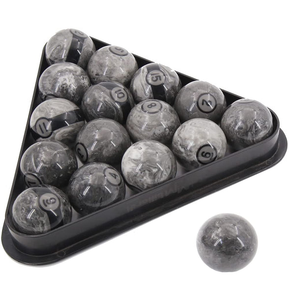 CUEELF Billiard Ball Set 2-1/4 Inch 16 Balls for Pool Tables Professional Pool Balls