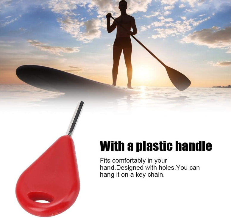 Metal 28g Lightweight Surf Fin Key, Surfboard Accessories, Surfing Equipment, With Handle Surfboard Fin Hex Key, for FCS Fins Outdoor Fun Surfing Surfboard(red)