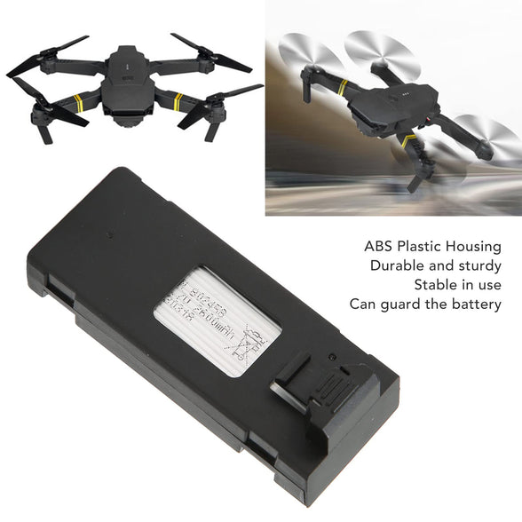 RC Drone Battery Replacement, 3.7V 2600mAh Stable UAV Replacement Battery for E88 E88PRO E88MAX E525 E99 E99PRO P1 P5PRO K3 S1 P8