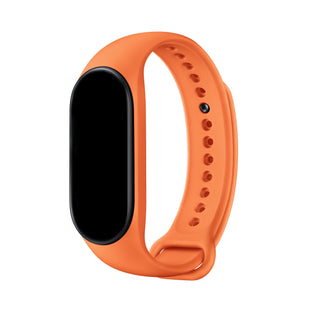 Xiaomi TPU Replacement Soft Strap Light Weight For Smart Band 7 Skin Friendly and Classic Style Easy To Install -Orange