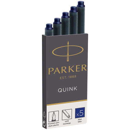 Parker 1950382 Quink Fountain Pen Refill Box of 5