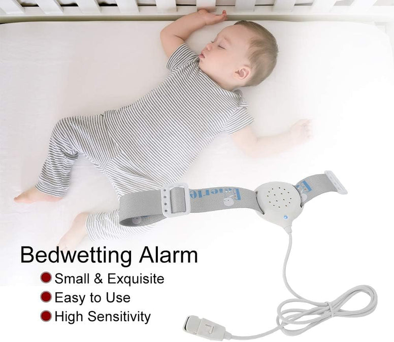 Bedwetting Alarm Monitor,Electric Bedwetting Alarm Large Potty Training Nocturnal Enuresis Alarm Sensor for Kids and Adults Deep Sleepers, Nighttime Urine Sensor Bed Wetting Prevention Aid