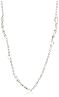 TOMMY HILFIGER WOMEN'S STAINLESS STEEL CHAIN NECKLACE - 2780512 One Size