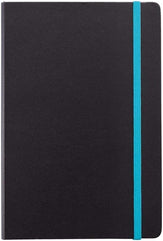 Santhome Classic Notebooks | A5, Hardcover, Ruled/Linked Notebooks, Writing Pads, Dairies - 192 Pages (Black/Blue)