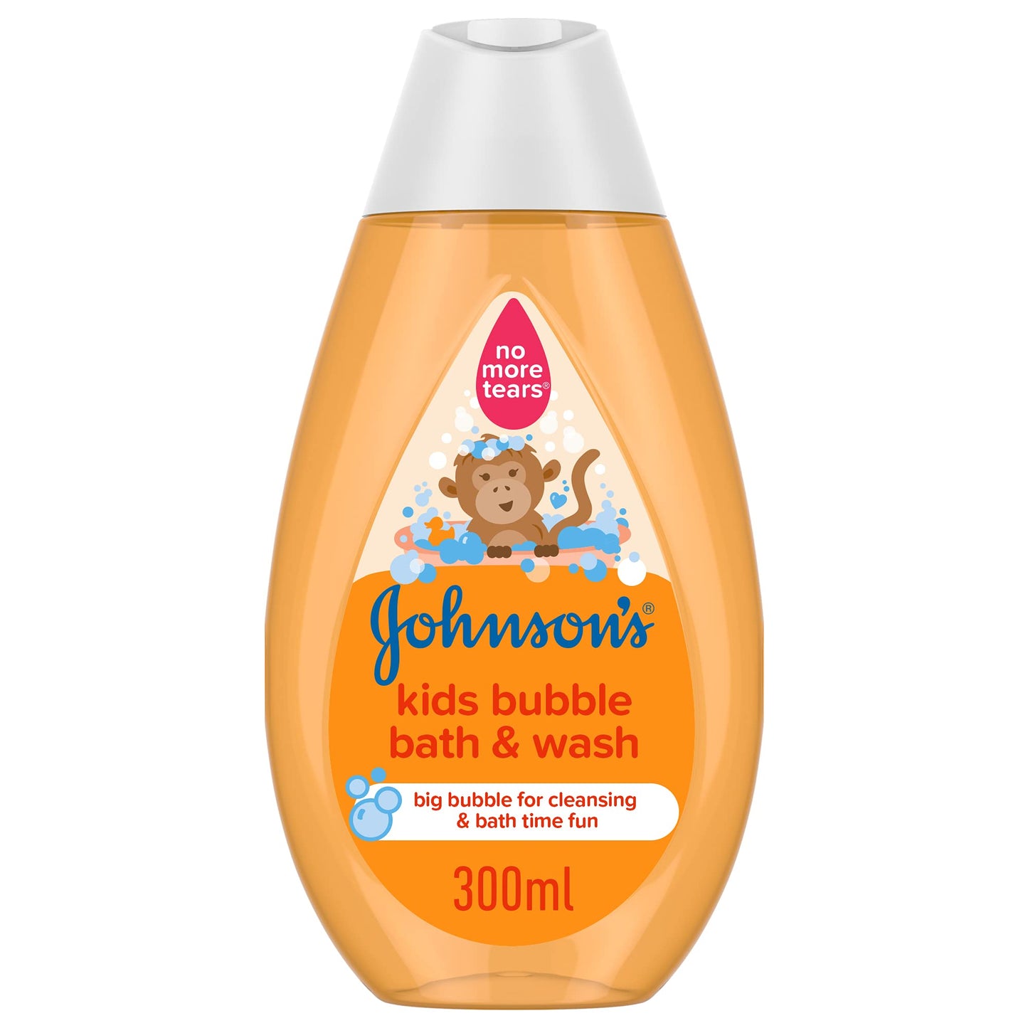 Johnson's Toddler & Kids Bubble Bath & Wash, 300ml