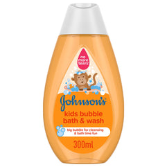 Johnson's Toddler & Kids Bubble Bath & Wash, 300ml