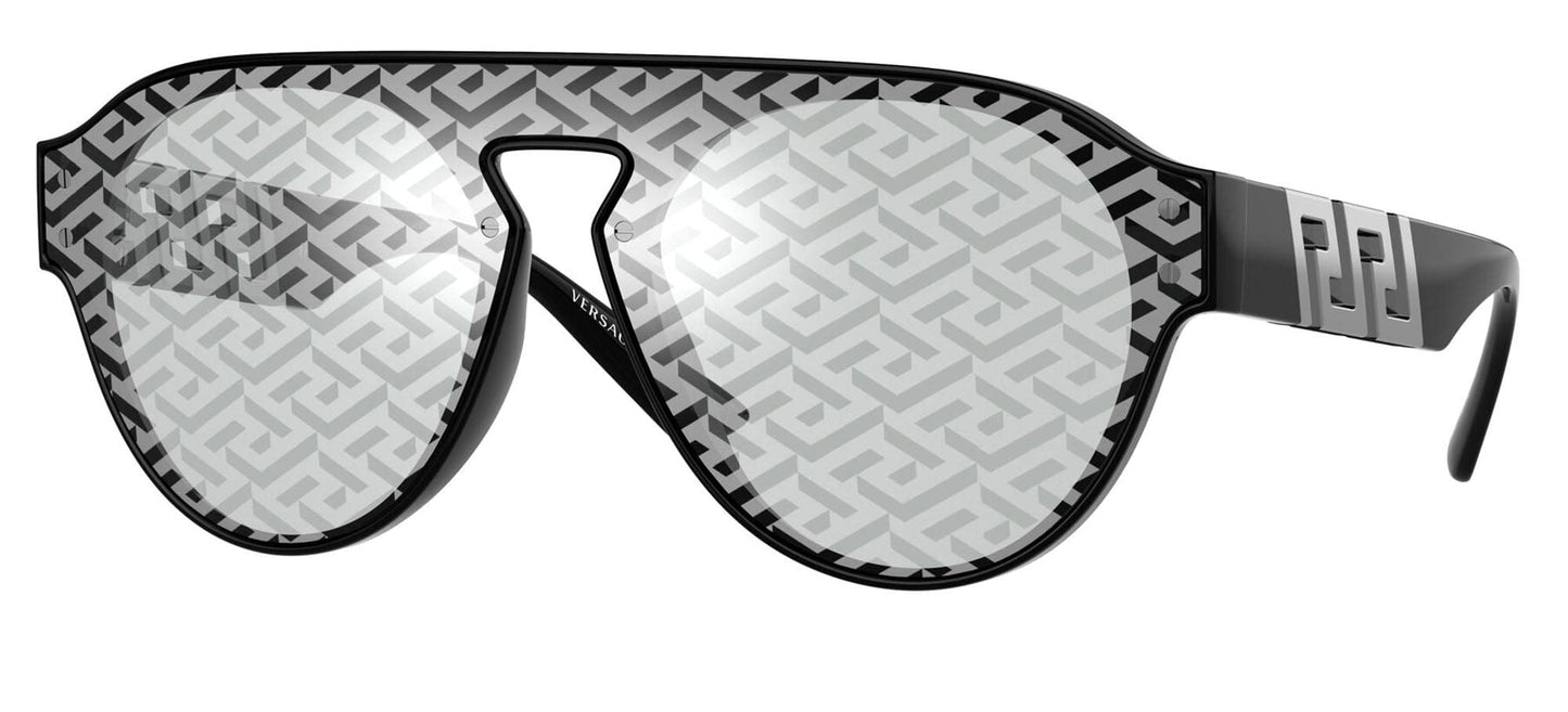 Versace VE 4420 men Sunglasses BLACK/MONOGRAM SILVER 44/14/145