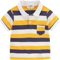 UP YO EB Kids Polo Shirt Short Sleeve for Boys Soft T-Shirt