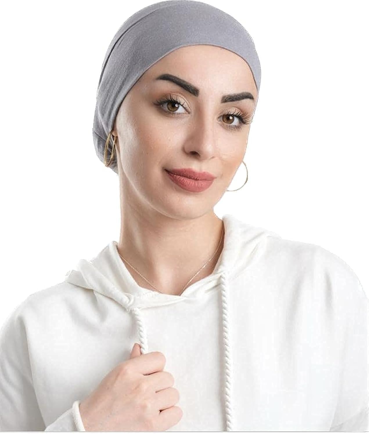 women stretchable cotton under hijab cap, bone under scarf for Muslim woman, hijab inner