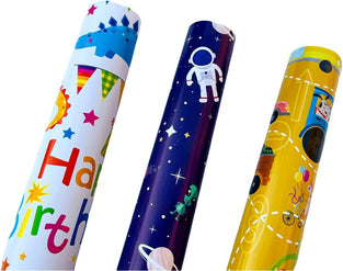 Premify Gift Wrapping Paper Roll, Gift Wrap for Birthday, Party Etc. Kids Gift Wrapping 6 Sheets (Size 20 X 28 Inches)