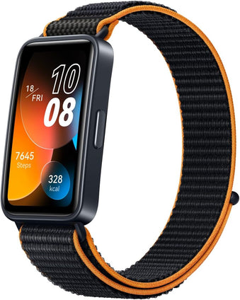 HUAWEI Band 8 Smart Watch - Ultra-Thin Design, Scientific Sleep Tracking, 2-Week Battery Life, Compatible with Android & iOS, 24/7 Health Management, Vibrant Orange
