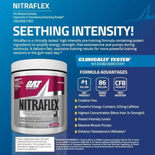 GAT Nitraflex Fruit Punch, 300 g