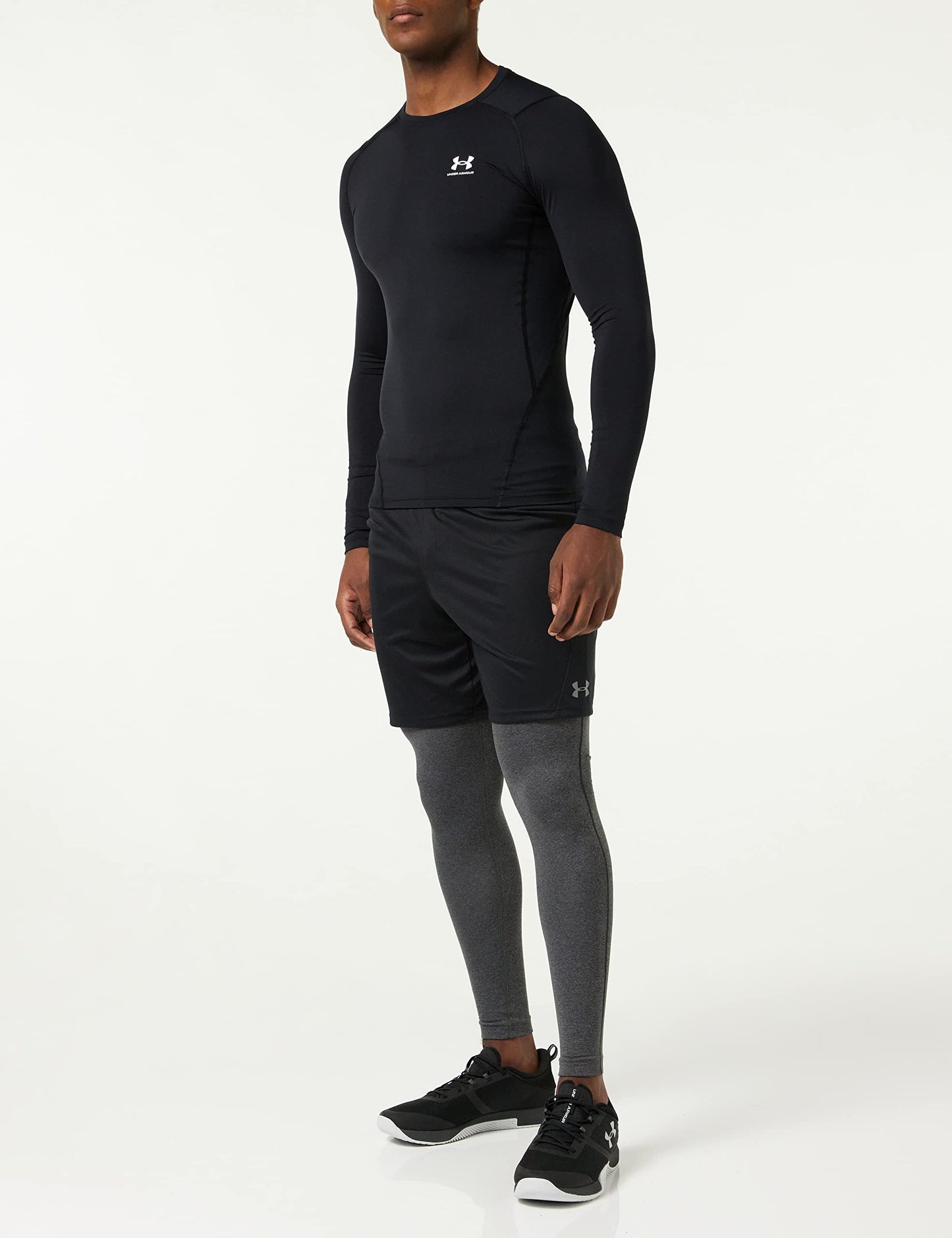 Under Armour Men's Ua Hg Armour Fitted Ls Long-Sleeved Sports t-Shirt for Men, Comfortable and Breathable Gym Clothes