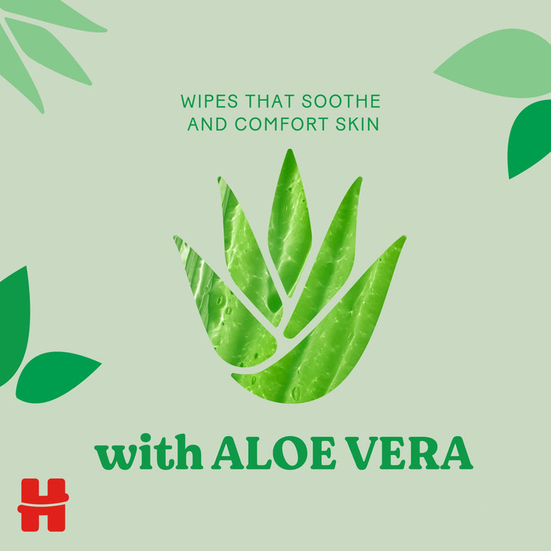 Huggies Natural Care Baby Wipes Aloe Vera, 2+1 Free, 56S X 12 (672 Wipes)