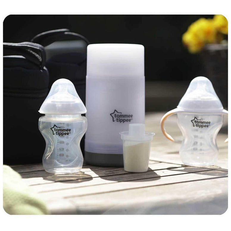 Tommee Tippee Tt423000 Closer To Nature Travel Bottle & Food Warmer, White