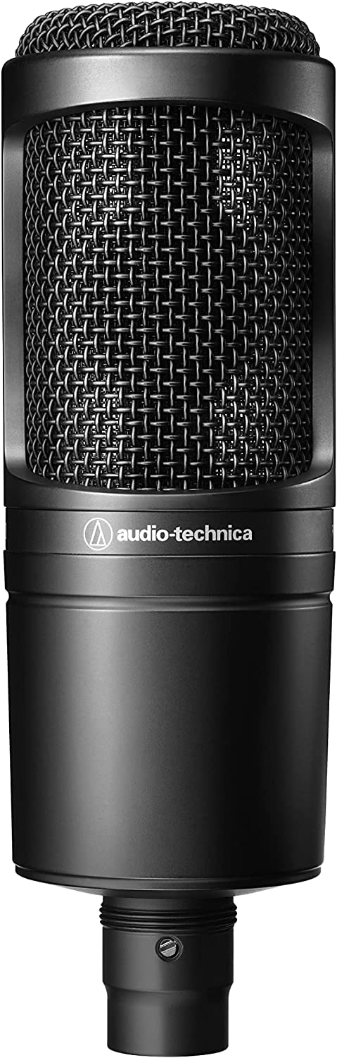 Audio-Technica Audio Technica Cardioid Condenser Microphone - AT2020, Black