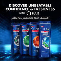 Clear, Men's Anti-Dandruff Hair Fall Defence 2 in 1 Shampoo and Conditioner with Coffee Beans, 400 ml