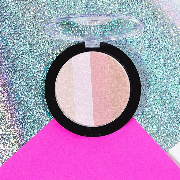 Blush Palette By Wet n Wild MegaGlo Illuminating Blush Makeup Powder Palette, Catwalk Pink, Highlighter Face Make Up