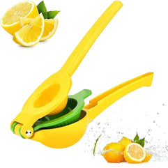 Seijin 2 In 1 Premium Quality Lemon Squeezer with Peeler- Lime Juice Press, Manual Press Citrus Juicer with Non-Slip Grip Effortless Hand Juicer Perfect for Juicing Oranges, Lemons & Limes