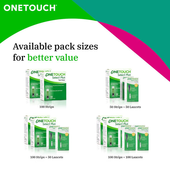 ONETOUCH Select Plus Strips (50 Pieces)