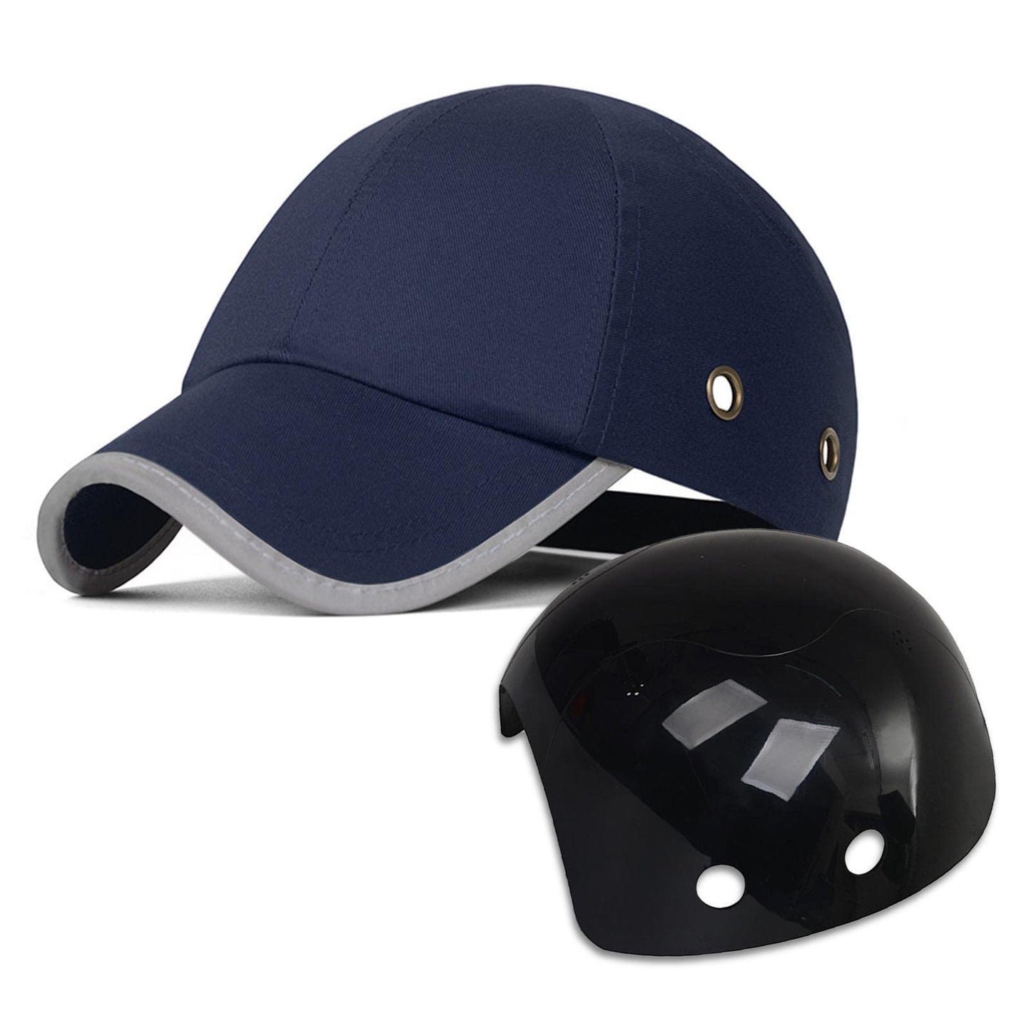 Baseball Hard Hat,Reflective Breathable Baseball Hat - Anti-collision ABS Inner Shell Hat Costume Accessories Construction Caps For Men