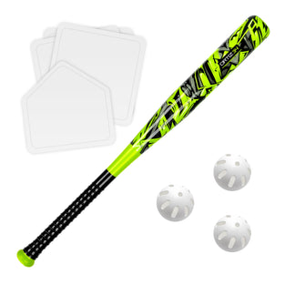 Ortiz34 Grand Slam Set- Graffiti Plastic Bat, 3 Balls, 4 Throw Down Bases