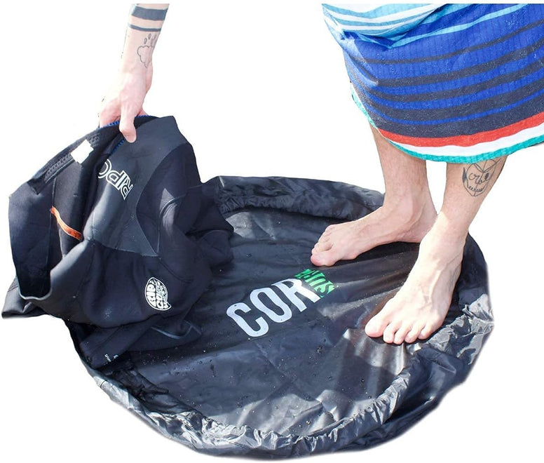 COR Surf Wetsuit Changing Mat | Wet Bag Great for Surfers | Kayakers | Rafters and Boaters That Need to Change Out of Their Wetsuit